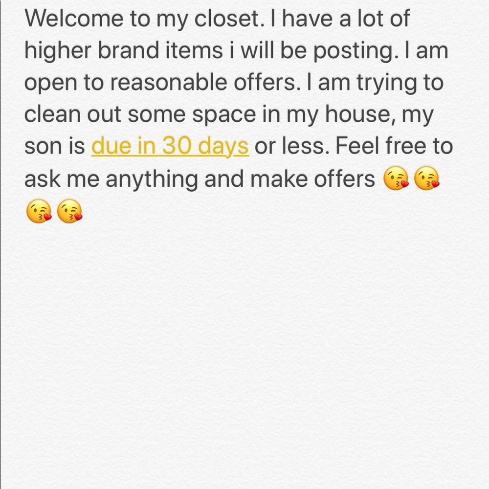 Welcome to my closet